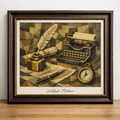 Cubist still life with vintage items 2
