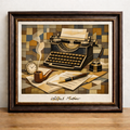 Cubist workspace still life by Matheo